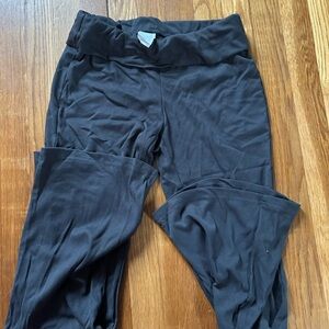 Grey ribbed dress pants